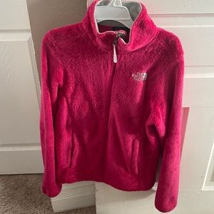 Pink North face jacket